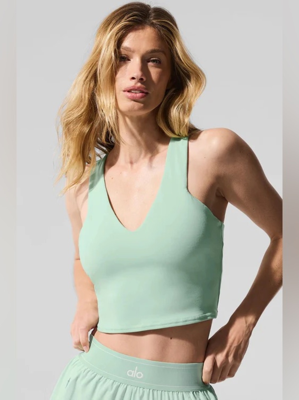 ALO YOGA AIR BRUSH BRA TANK